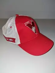 AFL Sydney Swans Carlton Draught strap Cap NWOT NEW CONDITION + Free postage