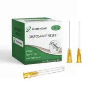 25G 1.5 Inch Needles for Injections, 100 Pack, Individually Sealed