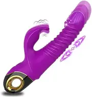 Rabbit Vibrator Cordless Personal Massager Clitoris G-Spot Stimulator Sex Toy USB Chargeable Powerful Multiple Settings Flexible Head