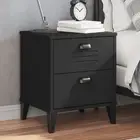 Bedside Cabinet Side Table Telephone Stand Nightstand Engineered Wood vidaXL