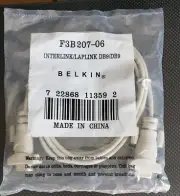 Belkin F3B207-06 Interlink/Laplink DB9/DB9 Serial Cable 6ft Female/Female ends