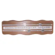 Pool Billiard Table Snooker Scoreboard Teak and Chrome