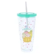Pusheen Fruits - Beaker & Straw