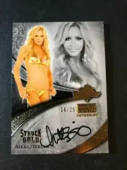 2013 Benchwarmer NIKKI ZIERING Gold Edition STRUCK GOLD Black Auto/25 PLAYBOY