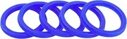 X AUTOHAUX Universal Oil Seal UN Lip Seal Ring Rotary Shaft Seal 35x43x5mm High Pressure TPU Blue 5 Pcs