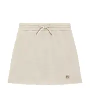 logo-appliqué lurex skirt 8Y,12Y,10Y,12 golden
