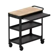 New KODA 3 Shelf Utility Cart with Pull-Out Tray, 1835037 AC534253-1