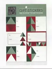Frank Lloyd Wright Gift Stickers Christmas Birthday