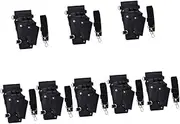 TOVINANNA 8 Pcs Scissors Waist Bag Barber Scissor Pouch Pockets for Hairdressing Tools Combs Clips Quality Leather Belt Accessory for Stylists