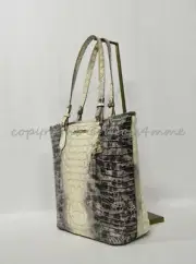 NWT Brahmin Asher Tote / Shoulder Bag in Veranda Melbourne Croc Embossed Leather
