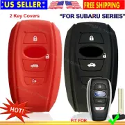 Silicone Smart Key Case Skin Protector Entry Fob Cover For Subaru 2019 2020 Key
