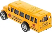 ERINGOGO Educational Pull-Back Car Toy Inertia Bus Model for Boys and Girls Learning Bus Toy Lightweight Children's Play Car