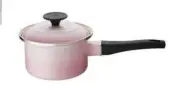Very Rare !! Le Creuset EOS Saucepan 140mm Single-Handled Pot Shell Pink Unused