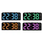 Digital Alarm Clock Large Display Temperature Display Versatile 12/24H Week