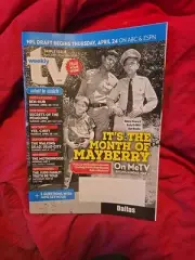 TV Weekly magazine 4/20-5/10 THE ANDY GRIFFITH SHOW MONTH OF MAYBERRY ON MeTV