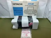 Hitachi CX-80W Stereo Boombox CD Cassette Recorder With Box New Old authentic