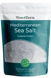Sal marina mediterránea, grano grueso, 2 libras