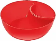 Stackable Bowls with Dipping Section Chip and Dip Bowls Soggy Divided Cereal Dish Bowls Dipping Serving Cracker Bread