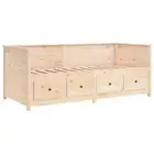 Day Bed 80X200 Cm Solid Wood Pine pine wood Single Bed Frames