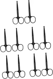 Sets Stainless Steel Eyebrow Nose Hair Trimmer Scissors Precision Grooming Tools Rounded Tips for Safe Use Fit for Pcs