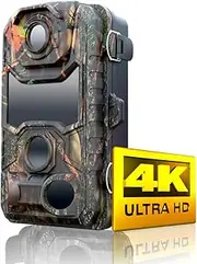 Trail Camera Wildlife Video Ultra HD 4K 32MP Waterproof PIR Sensor IR Night Vision Day Night Recording Outdoor