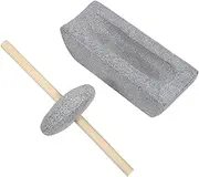 IMIKEYA 1 Set Traditional Chinese Stone Mill Small Manual Spice Grinder for Tea Coffee and Condiments Multifunctional Hand Crank Tool for Home Use Versatile Kitchen Essential