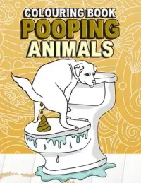 在飛比找博客來優惠-Pooping Animals Colouring Book