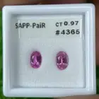 0.97 Cts | natural loose|Sapphire | PINK | oval Shape | Stepcut - Srilanka