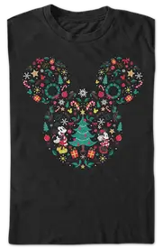 Christmas Design Mickey Mouse T-Shirt