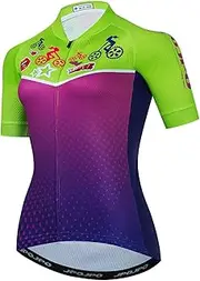 [JPOJPO] Women's Cycling Jersey Short Sleeve Ladies Bike Shirts Bicycle Clothing