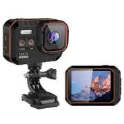 SC002 4K HD Action Camera with Remote Control Waterproof Sports DV Mini WiFi Video Helmet Camera Black