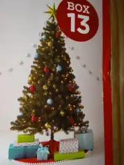 Green 6 FT Artificial Christmas Tree Xmas Pine Holiday Decor Stand Clear Lights