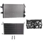 A/C AC Condenser for Chevy GMC Sierra 3500 Classic Chevrolet Silverado HD 2500
