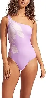 [Seafolly] Women's Shoulder One Piece Swimsuit