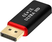 Displayport to HDMI Adapter, 4K*2K 30Hz HD Male to Female DP to HDMI Converter for HDTV Monitor Projector Computer