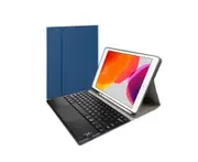 Keyboard Case with Detachable Touchpad Keyboard and Pencil Holder for iPad 9.7/10.2/10.5 - Blue