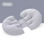 OZNALA Pregnancy Maternity Body Pillows Sleeping Nursing Lumbar Pillow Support Adjustable Feeding Baby-Grey