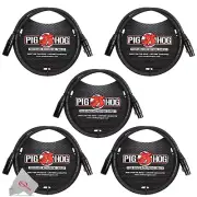 Pig Hog 8mm XLR Microphone Cable Male to Female 3 Ft Premium Mic Cable 5x