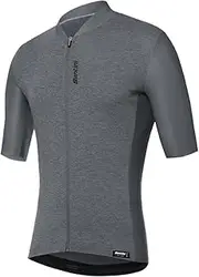 [Santini] 365 Men's Classe Short Sleeve Jersey, Grey, 2X-Large