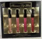 elf Shimmer Lip Gloss Set 4 Shimmer Lip Glosses 0.9 fl oz Sealed Gift Set