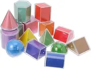 COHEALI Educational Toys Kids Shapes Translucent Light Table Manipulatives for Classroom Math Teaching