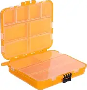 BESPORTBLE Fishing Lure Holder Tackle Storage Box 7 Compartments Lightweight Portable Lure Box for Outdoor Use