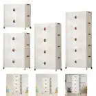 Foldable Storage Cabinet Storage Containers Home Furniture with Wheels