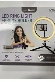 LED Ring Light with Tripod Stand&Cell Phone Holder For Makeup Live Stream
