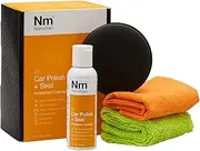 Nano Ceramic Car Polish and Wax Kit. Easy to Apply High Gloss Nano Ceramic Polish (100mL) Complete with Application Pad and Polishing Cloths