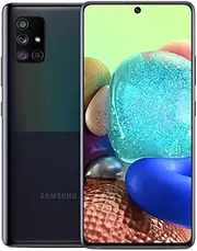 [Samsung] Galaxy A71 5G (128GB, 6GB) 6.7" AMOLED+, Snapdragon 765G, 4500mAh Battery, Global 5G Volte GSM AT&T Unlocked (T-Mobile, Metro, Straight Talk) US Warranty A716U (Prism Cube Black)