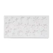 3Pcs Christmas Snowflake Silicone Mold Diy Baking Fondant Cake Chocolate Decorations