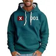 456 001 Cosplay Costume Hoodie Print 3D Classic Street Style For Men's Unisex Adults' New Year 3D Print Street Daily Wear