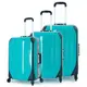 DF travel - 簡奢風華極光鏡面鋁框20+24+28吋3件組行李箱-共4色