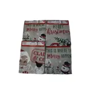 New 4 Pack Santa Sack Christmas Decoration Bag present gift